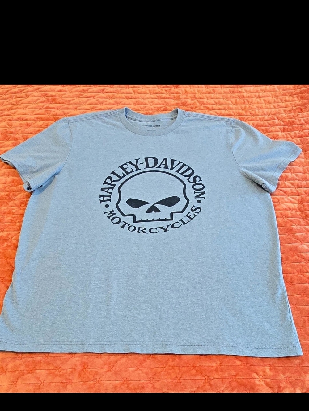 Harley-Davidson Willie G Skull T-Shirt Men's XL Gray Short Sleeve 2021 Authentic